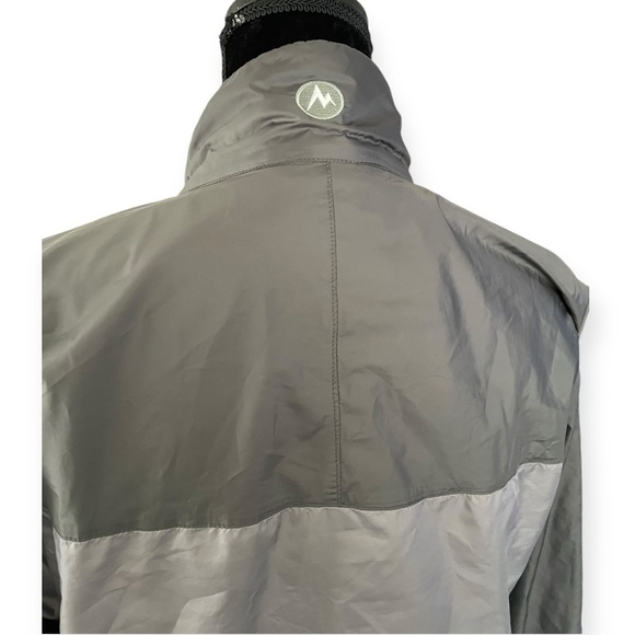 Marmot Driclime men’s windbreaker full zip lightweight jacket size M gray - Picture 5 of 9